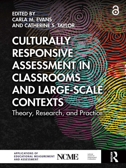 Title details for Culturally Responsive Assessment in Classrooms and Large-Scale Contexts by Carla M. Evans - Available